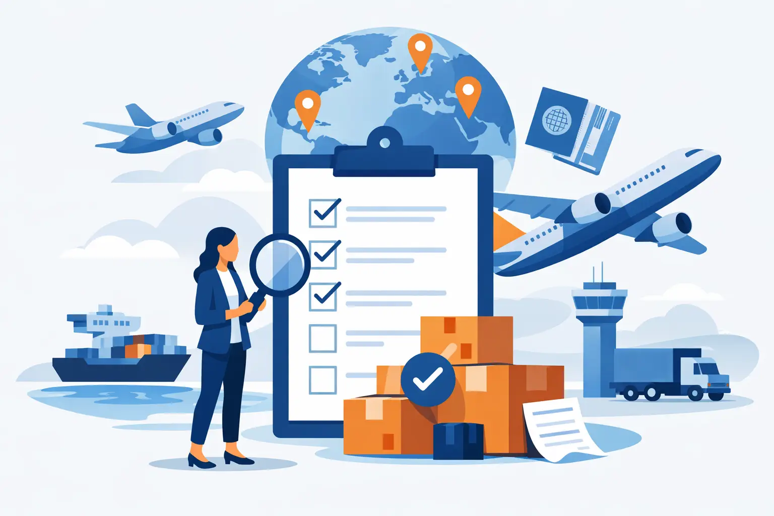Checklist para embarque internacional sem erros