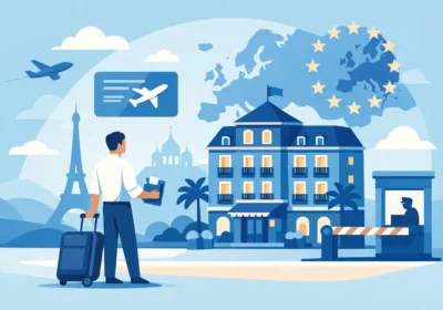Preciso hotel para entrar Europa?