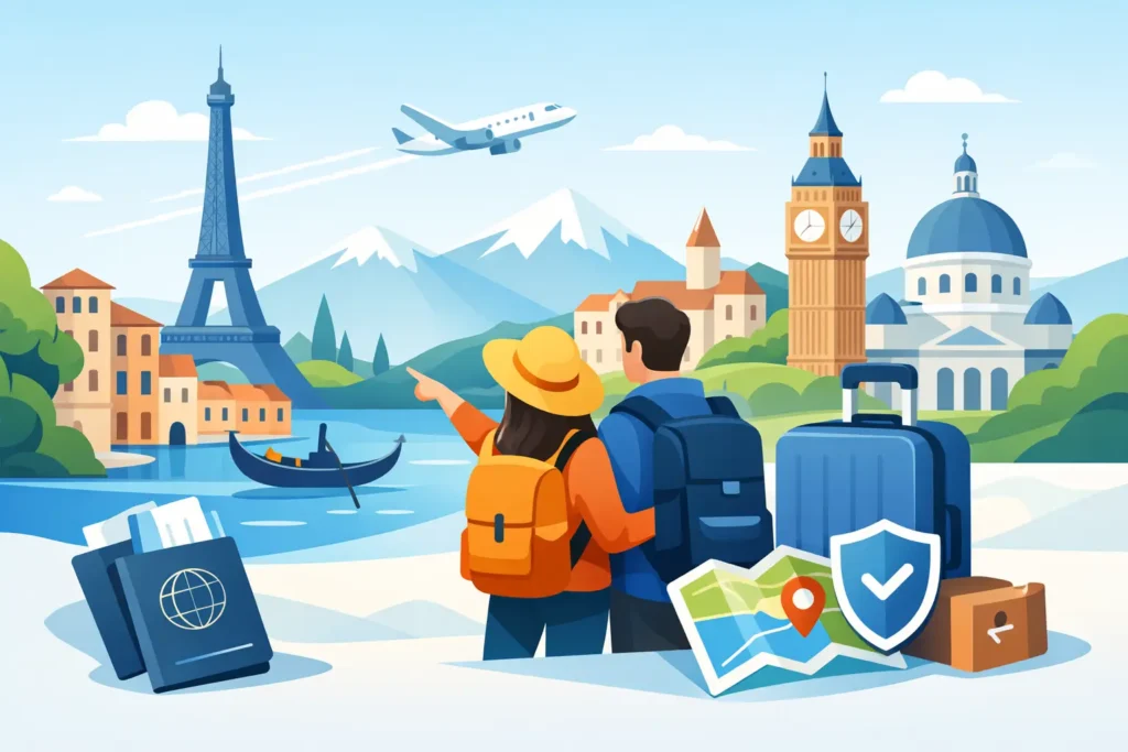 Guia de seguro viagem Europa sem erro